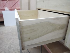 Custom Cabinet 5 dovetail detail 